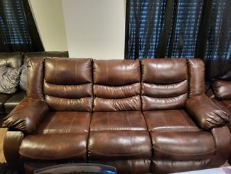 Leather Couch Sofa