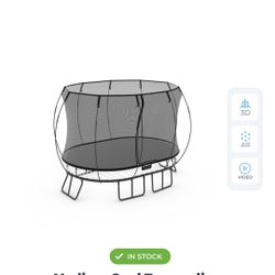 Oval Springfree Trampoline _ 8’x11’ 