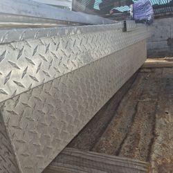 Aluminum Toolbox Full size truck $60 