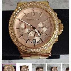 Michael Kors Rose Gold Stone Watch