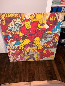 Iron Man Comic  Canvas