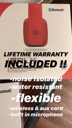 Wireless Bluetooth headphones