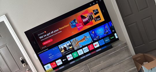 4k LG TV 65” glass OLED EVO AI webos smart TV