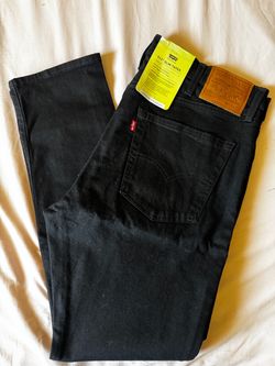 Levi's 512 Slim Taper Jeans Black W38 L32