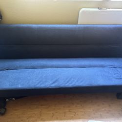 Blue Futon Sofa Bed 