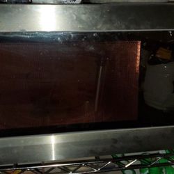 Large Sharp Microwave - Stainless - WORKS WELL