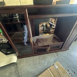 Cherry Wood display Console 