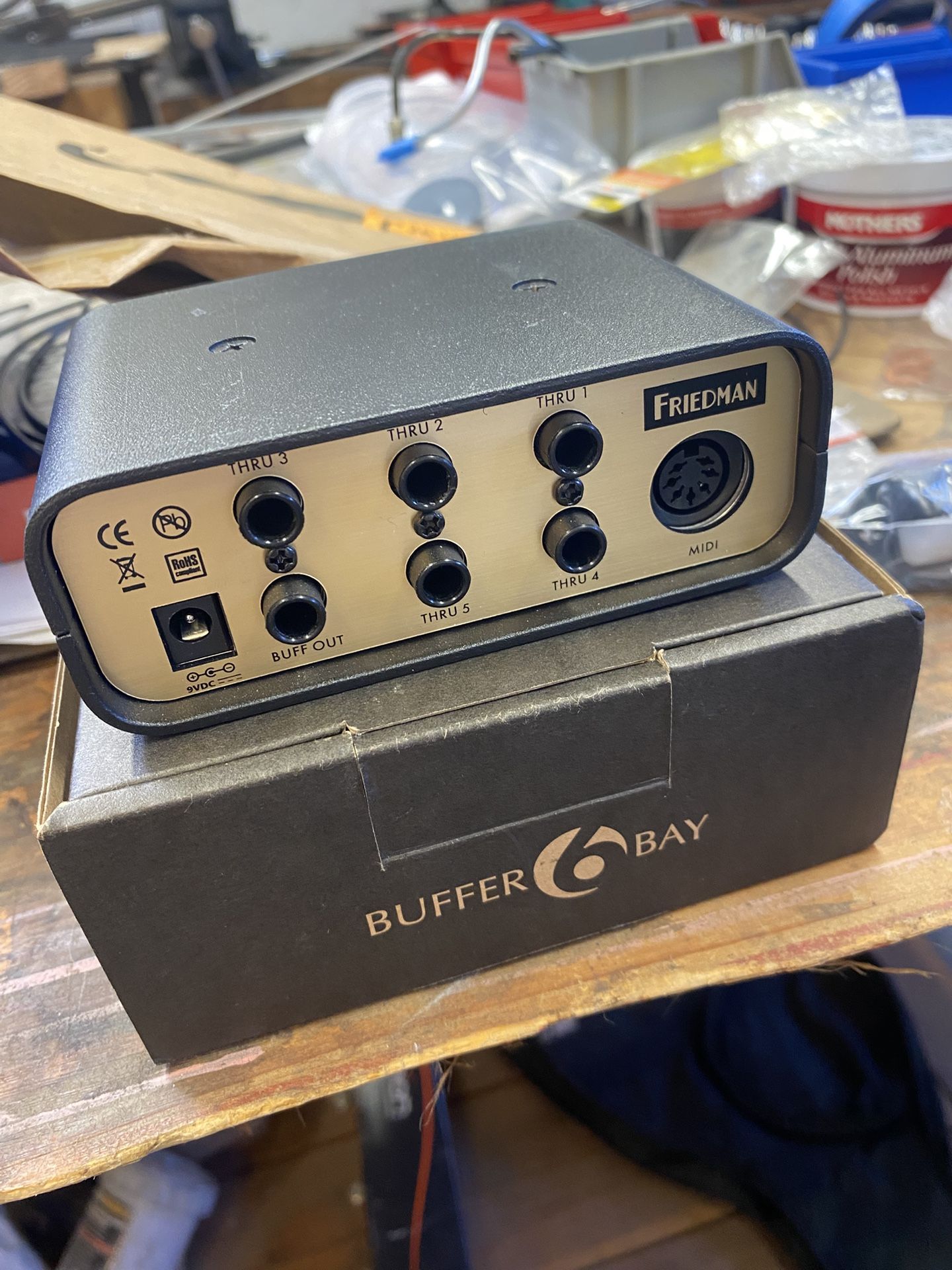 Friedman Buffer Bay 6 Buffer and Junction Box Used But Works Perfectly NICE!