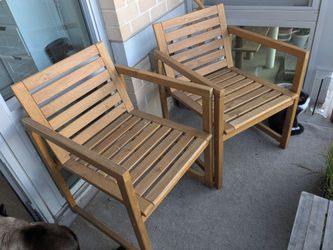 2 IKEA NÄMMARÖ outdoor chairs
