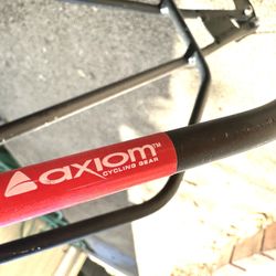 Axiom rear cargo bike rack. 