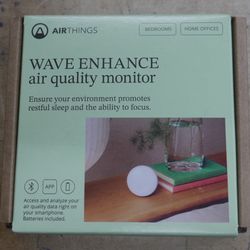 NEW Airthings 322 Wave Enhance -Indoor Air Quality Monitor.