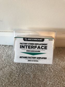 Brand New Scosche factory stereo replacement interface, model # TA7000