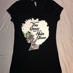 NWOT Size  Large Black And White Afro Shirt