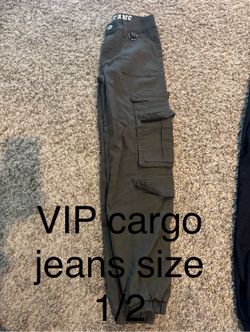 Girls vip cargo jeans size 1/2
