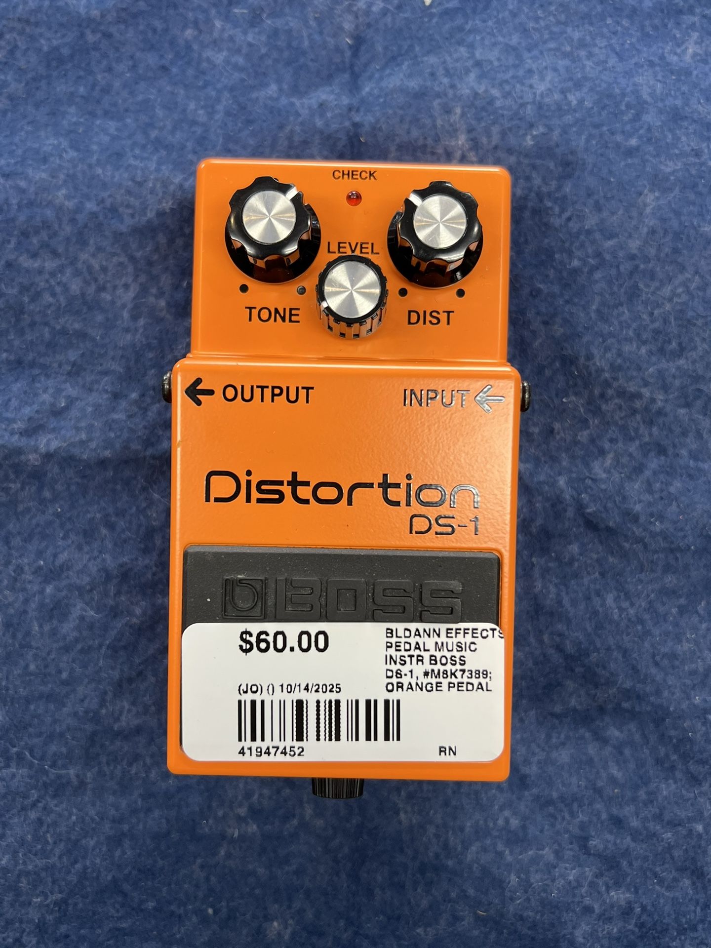 Boss Distortion DS-1 Effects Pedal