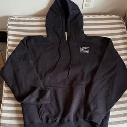 Nike x Stussy Black Pullover Hoodie