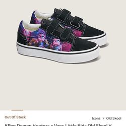 K-pop Demon Hunters Vans Sold Out Style Velcro Shoes