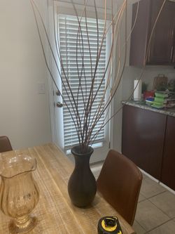 Wooden vase