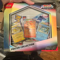 Pokémon TCG: Scarlet & Violet Prismatic Evolutions Poster Collection New Sealed