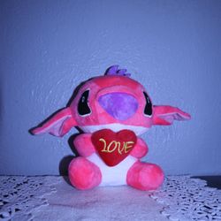 Pink Stitch Plushie 6 Inch Tall 