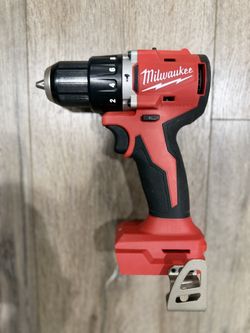 Milwaukee M18 18V Lithium-Ion Brushless Cordless 1/2 in. Compact Hammer Drill/Driver (Tool-Only)