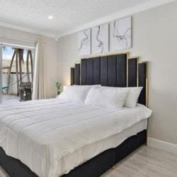 Black/Gold Bed BRAND NEW 