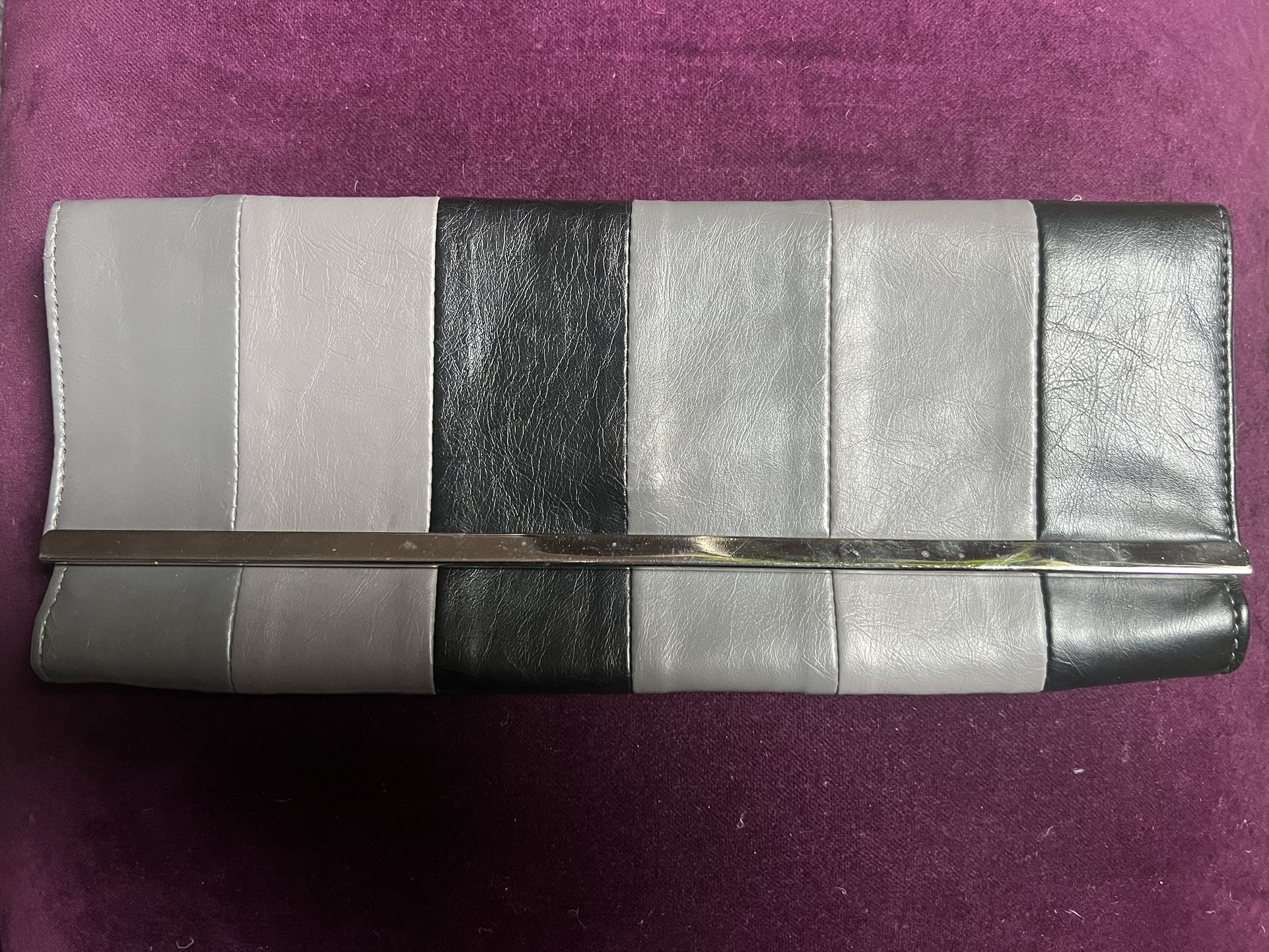 Clutch Striped Purse