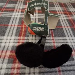New Sheepskin Ear Muffs 