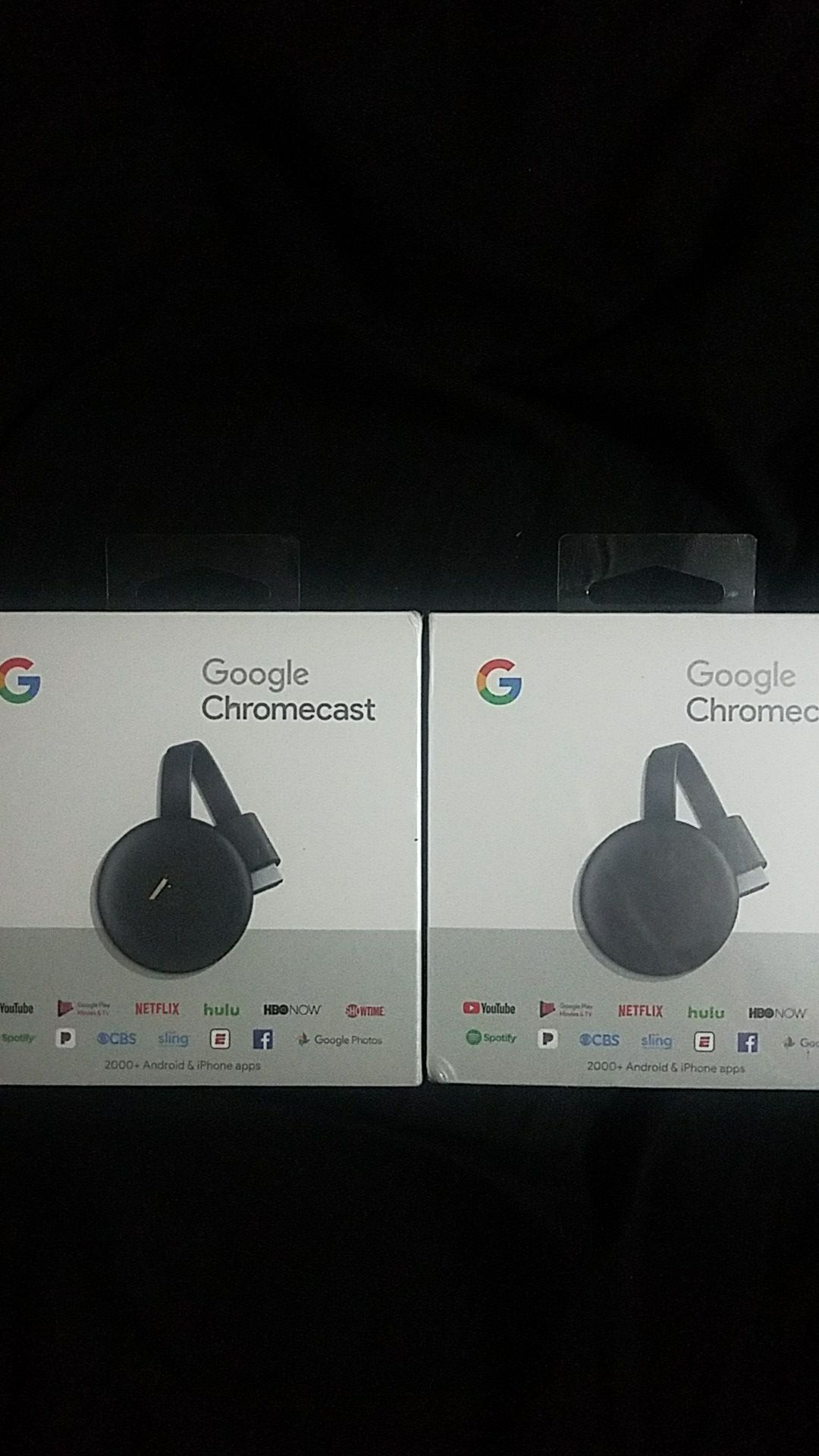Google chromecasts