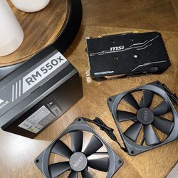 PC Parts - GTX 1660 Ti, Corsair 550x PSU, NZXT Fans