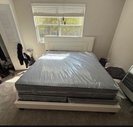 King mattress regular and box spring set (2pc - brand new) NEW KING-QUEEN-FULL-TWIN SIZE SETS MATTRESS AND BOX SPRING 2-pcs