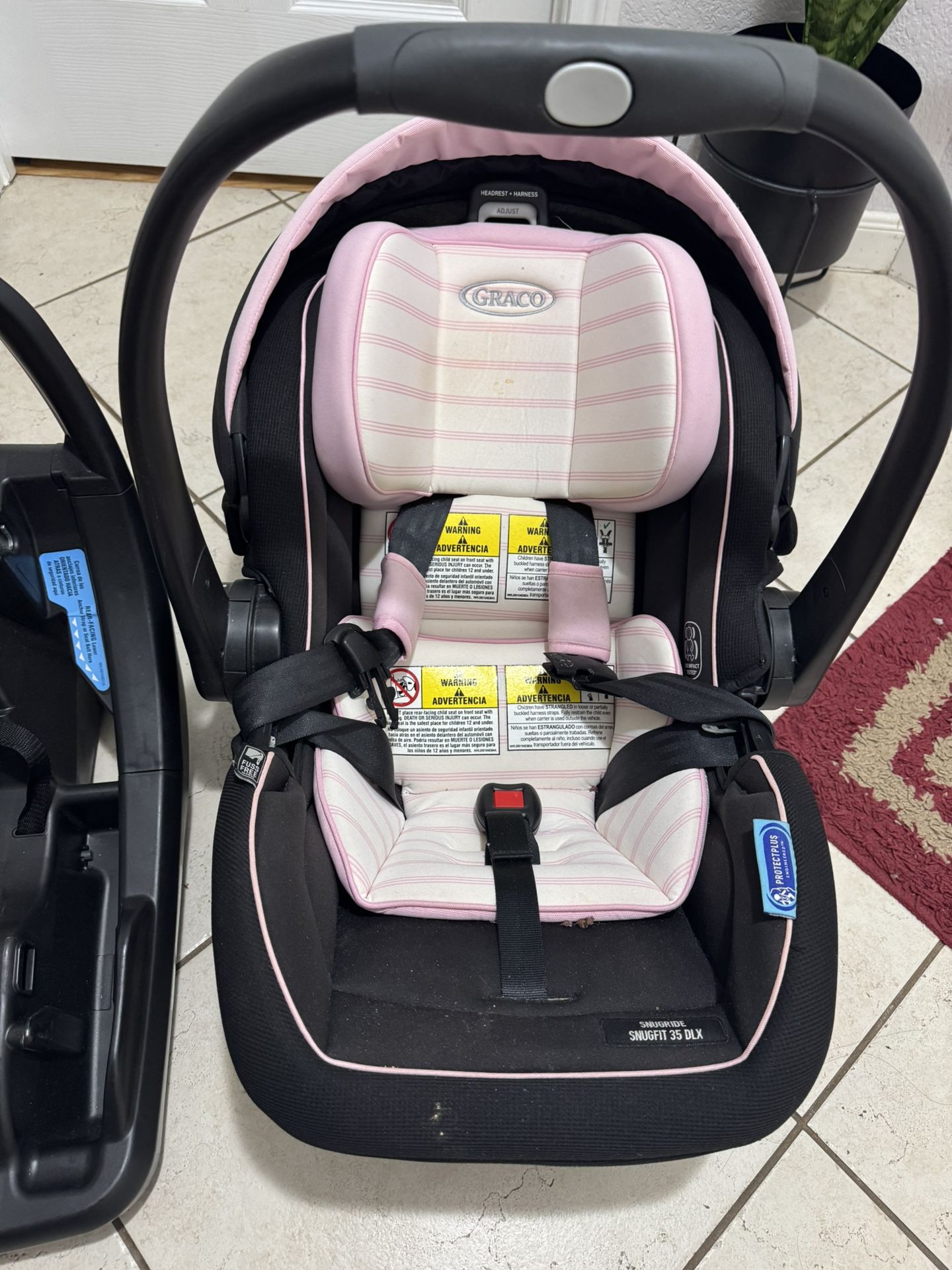 Graco Snugride Snugfit 35 DLX Infant Car Seat Eliza