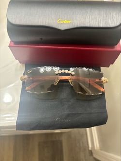 Diamond wood glasses