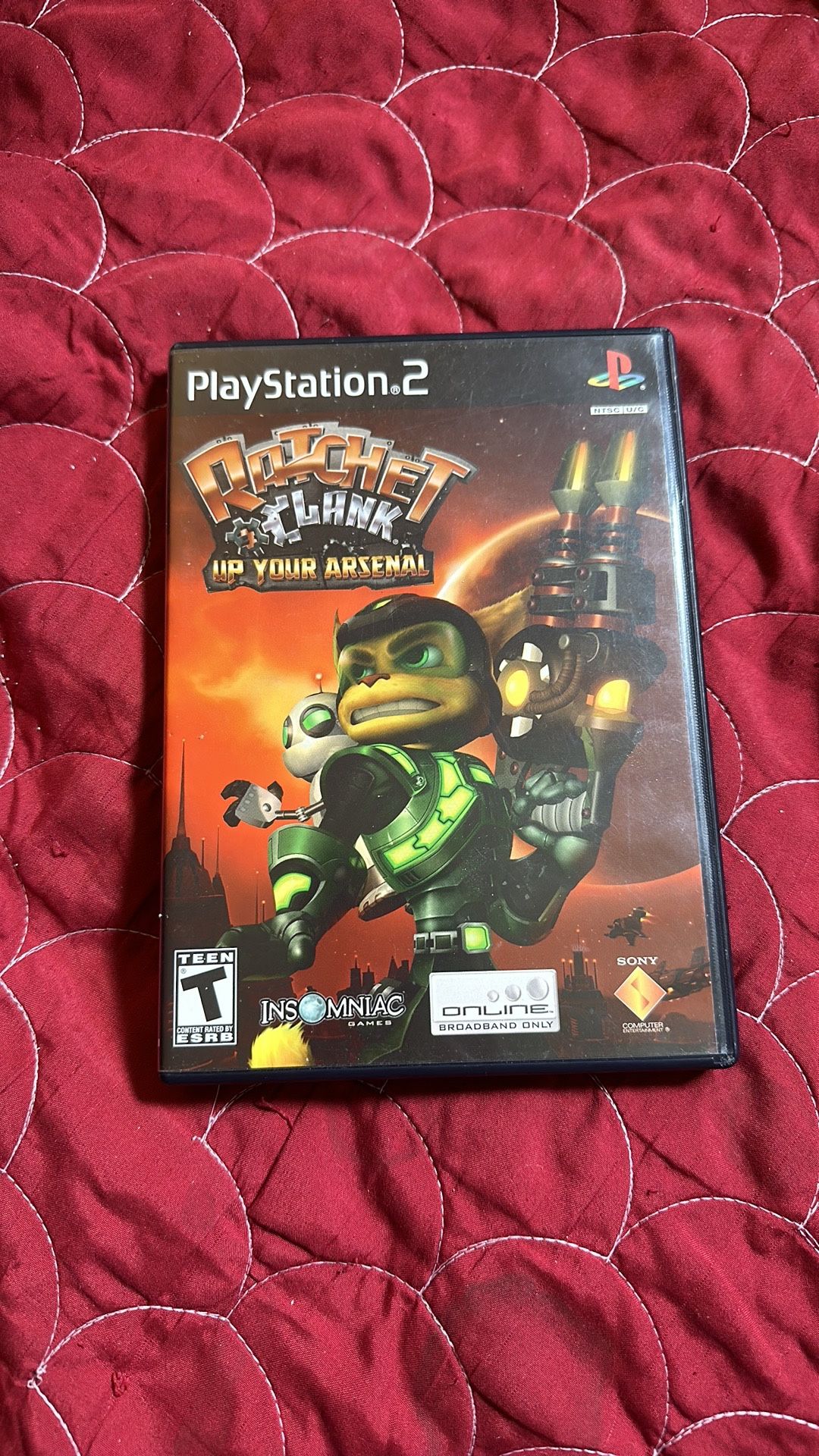 Ratchet & Clank: Up Your Arsenal (Sony PlayStation 2) PS2 Complete untested