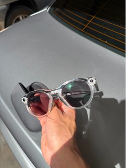 Oakley Metas clear transition black