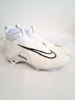 Nike Alpha Menace 3 Elite White Football Cleats 
