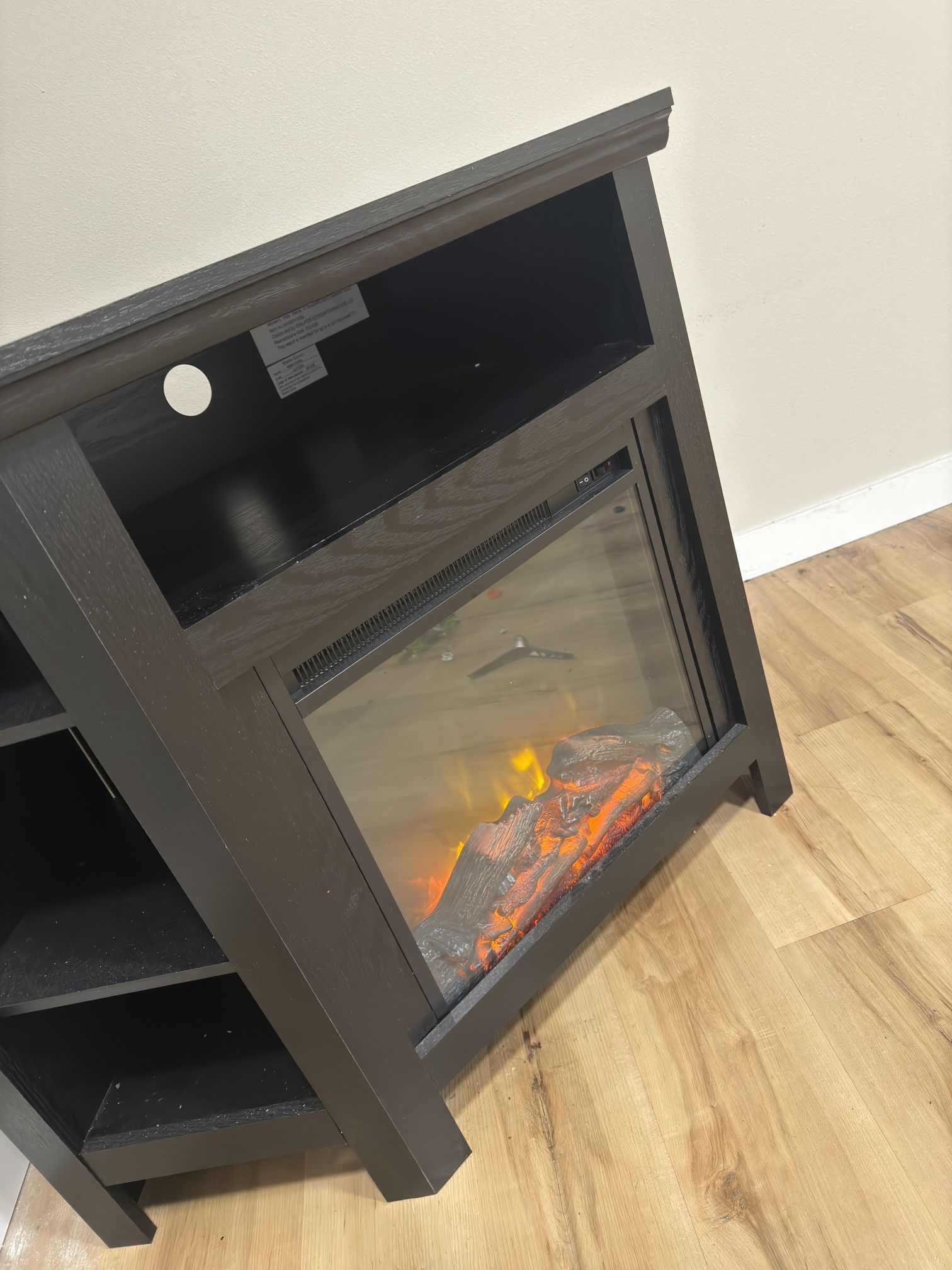 Corner Tv Desk/fire Place Heater