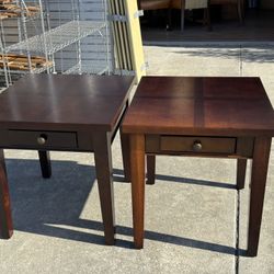 Nice Pair Of Wood Coffee Tables!