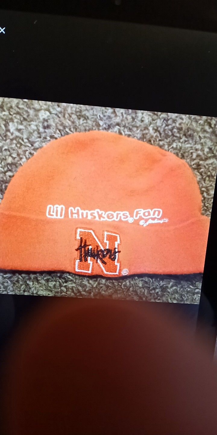 Husker Baby Hat Clean $5.00