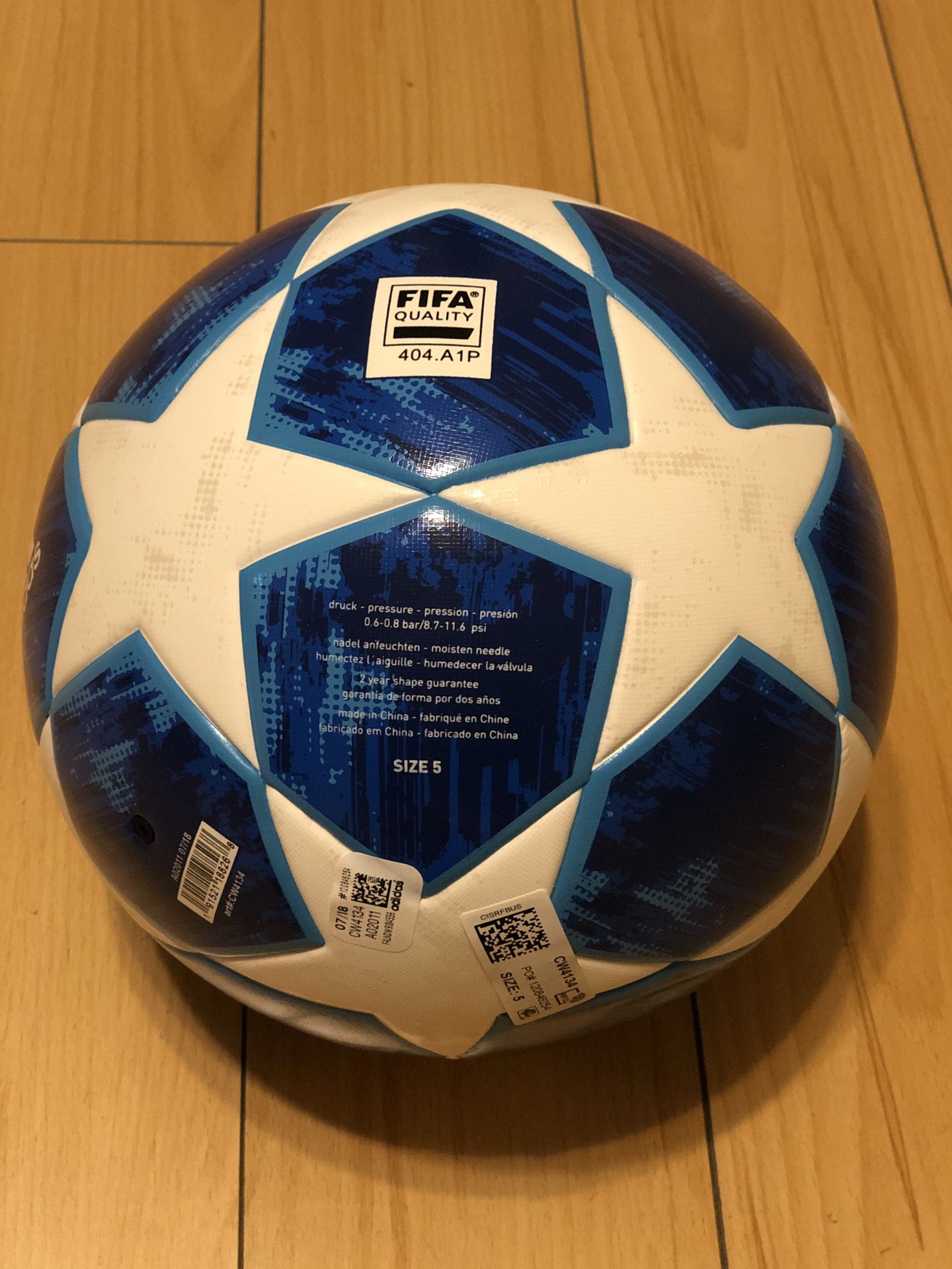 Adidas champions 2019 top training soccer ball size 5 for Sale in Angeles, CA - OfferUp