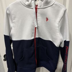 Polo Zip Up Hoodie (children’s Large / 12-14)