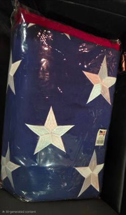 2 HUGE 10ft X 15ft  AMERICAN FLAG