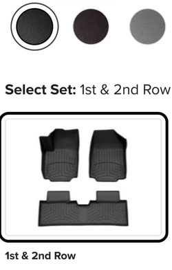 WeatherTech Chevy Equinox Floor mats and Trunk Liner