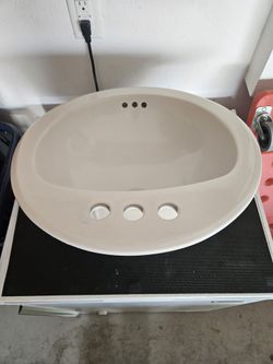 18 Inch Drop In Bathroom Overflow Sink