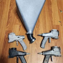 Textured Spray Gun with 4 Sprayers
