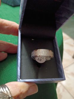 New Stainless Steel Band Size 10 Had The "Our Father Prayer Mpu Serious Buyers Don't Deliver Cash Only 