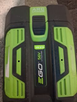 Ego 20 inch chain saw 2 batteries and charger.
