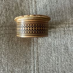 Vintage Russian Siberian Folk Art Hand Made 2" Birch Bark Father Christmas