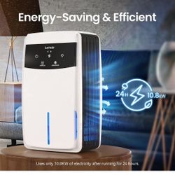 Bathroom Dehumidifier 95oz with Drain Hose Auto Shut Off for Bedroom RV Basement