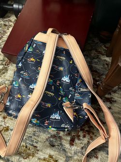 Disney Parks Map Print Backpack